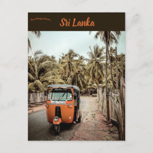 Autorickshaw in Kudawa Sri Lanka Postcard