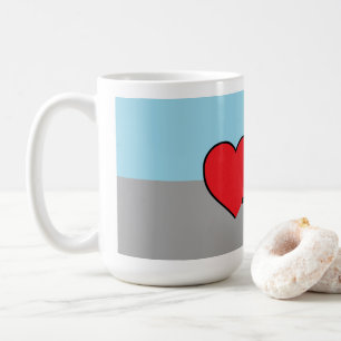 Autosexual Pride Flag and Symbol Coffee Mug