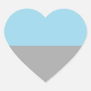 Autosexual Pride Flag Heart Sticker
