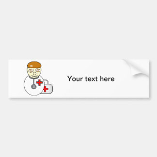 Autosticker - personalizable doctor bumper sticker
