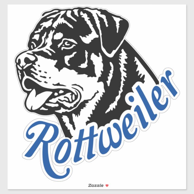 Autosticker Sticker Rottweiler Rüde Header (Sheet)
