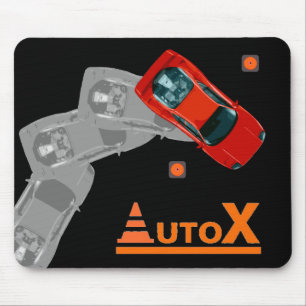 AUTOX-Red Mouse Mat