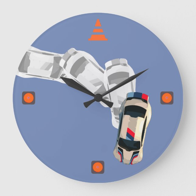 AUTOX-White Large Clock (Front)