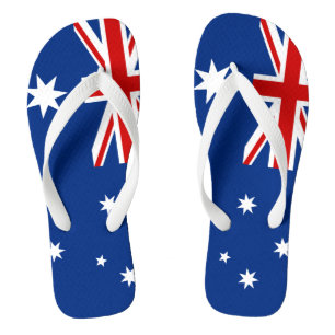 Autralia flag flip flops