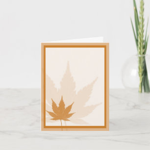 Autum Leaf Thanksgiving Greeting Cards