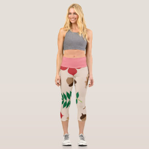 Autuman  capri leggings