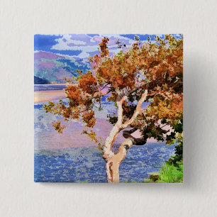 AUTUMN 15 CM SQUARE BADGE