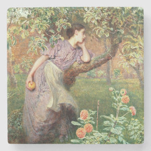 Autumn, 1865 stone coaster