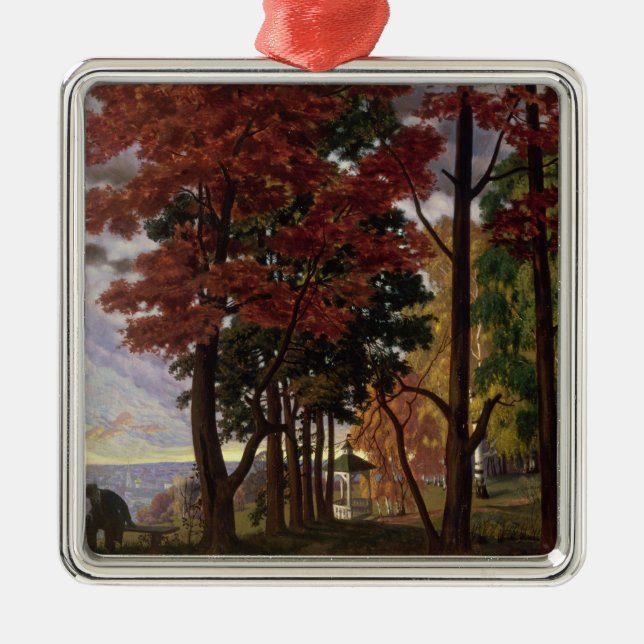 Autumn, 1918 metal tree decoration (Front)