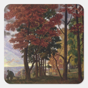 Autumn, 1918 square sticker