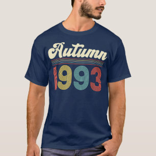 Autumn 199330th Birthday Retro Vintage Personalise T-Shirt