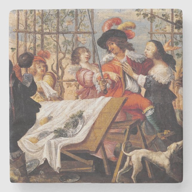 Autumn 2 stone coaster (Front)