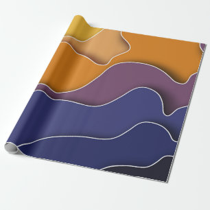 autumn abstract wrapping paper