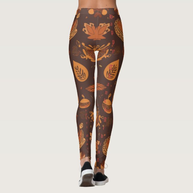 Autumn Abundance Leggings (Back)