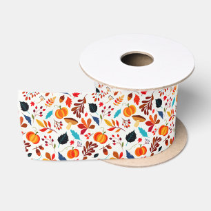 Autumn Abundance Satin Ribbon