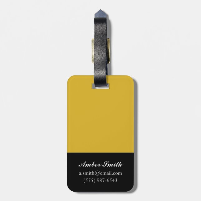 Autumn Acer 2013 Luggage Tag (Back Vertical)