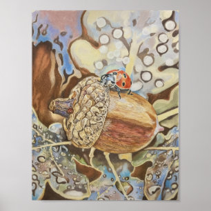 Autumn Acorn Poster
