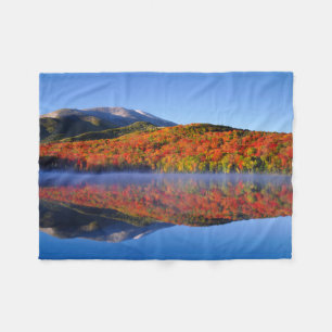 Autumn Adirondack Mountains   New York Fleece Blanket
