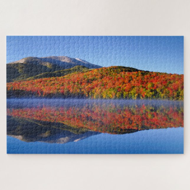 Autumn Adirondack Mountains | New York Jigsaw Puzzle (Horizontal)