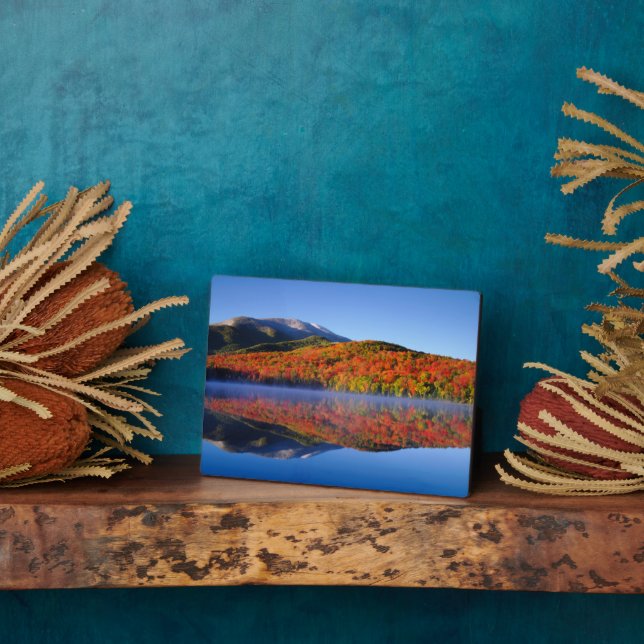 Autumn Adirondack Mountains | New York Plaque (Side)