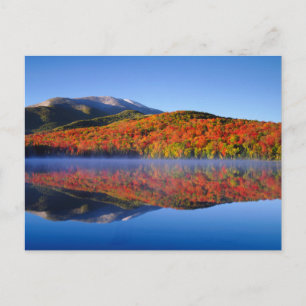 Autumn Adirondack Mountains   New York Postcard
