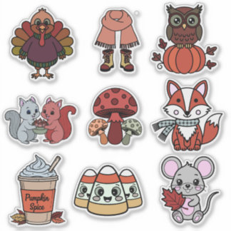 🍂 Autumn Adventures Sticker Pack