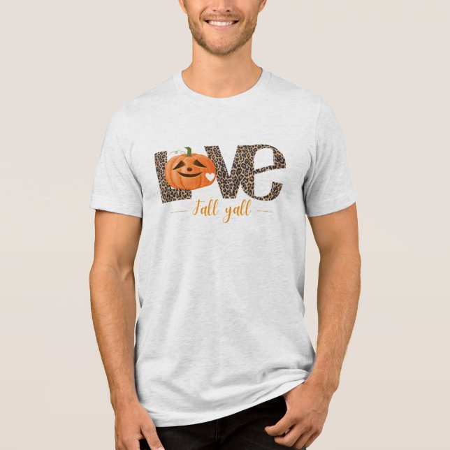 Autumn Aesthetic Cosy Fall T-shirt Tri-Blend Shirt (Front)