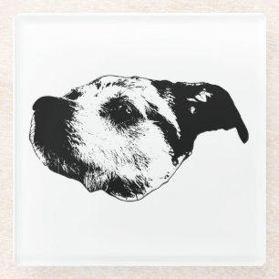 Autumn Afterglow Sip — Terrier Glass Coaster