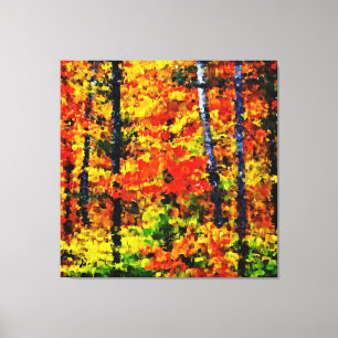 Autumn Afternoon #2 - Painting Art Wrapped canvas