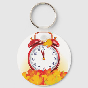 Autumn Alarm Clock Keychain