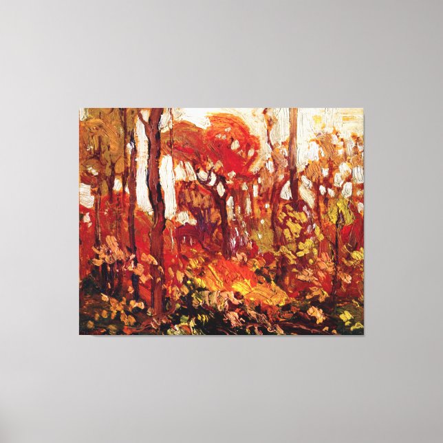 Autumn, Algonquin Park, famous painting, Canvas Print (Front)