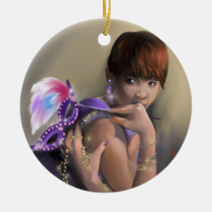 Autumn Allure Round Ornament