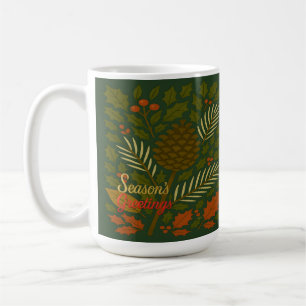 Autumn and Winter Holidays Season's Greetings Coffee Mug
