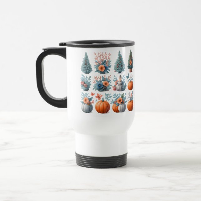 Autumn and Winter Seasonal Travel Mug (Left)