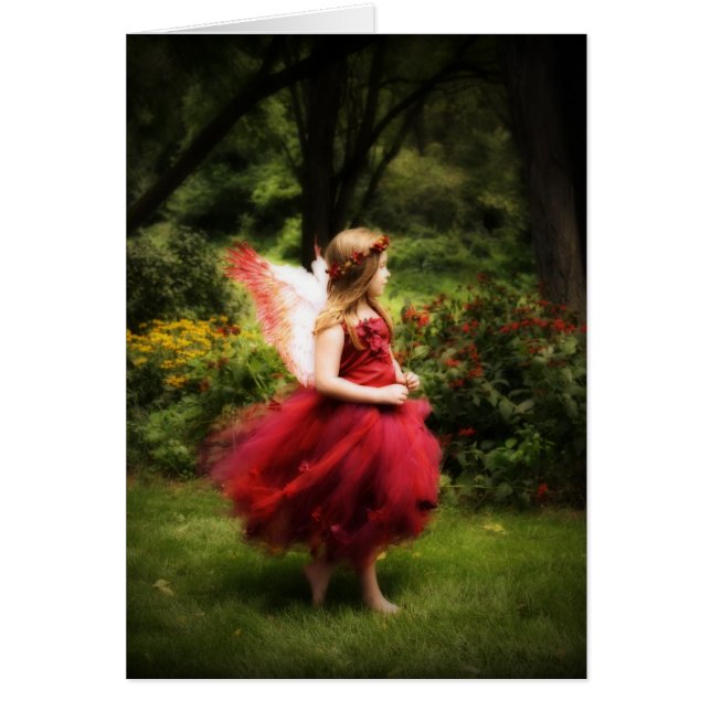 Autumn Angel Card (Front)