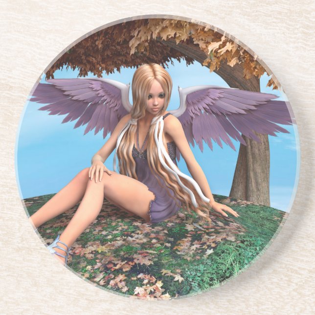 Autumn Angel Coaster (Front)