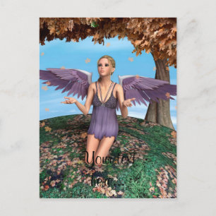 Autumn Angel Postcard