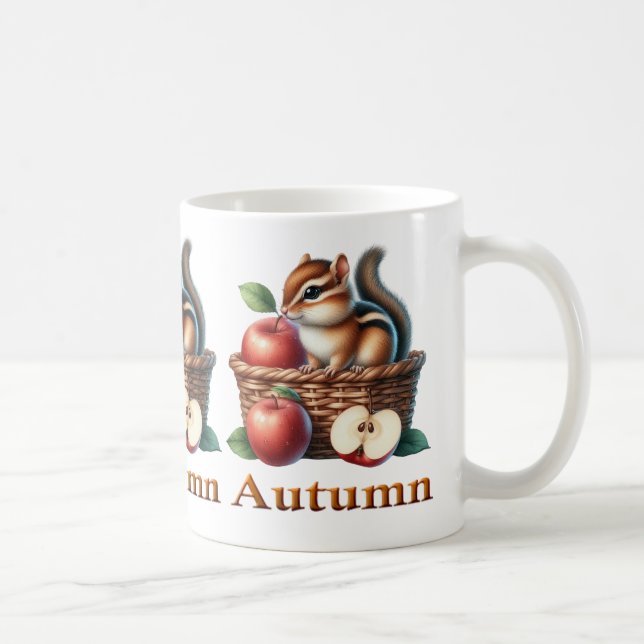 Autumn Animals Coffee Mug (Right)