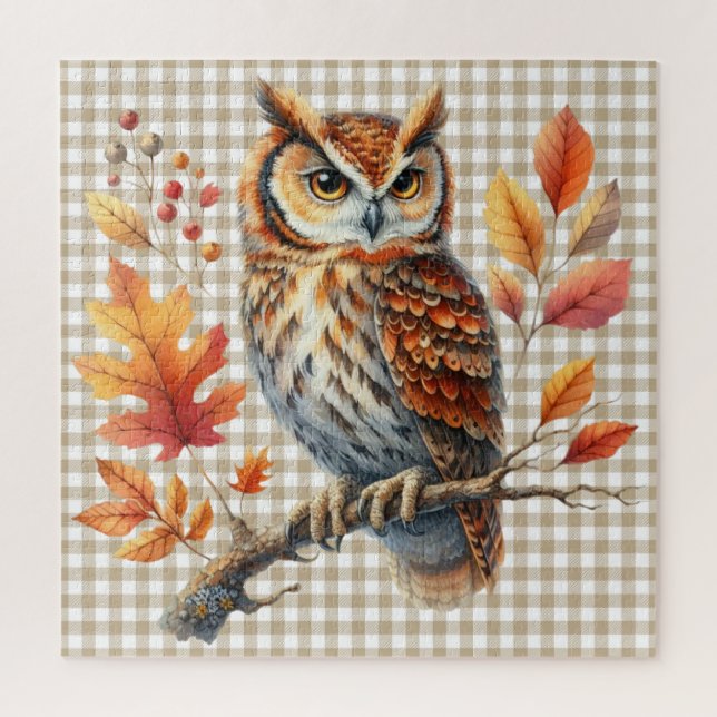 Autumn Animals Puzzle (Vertical)