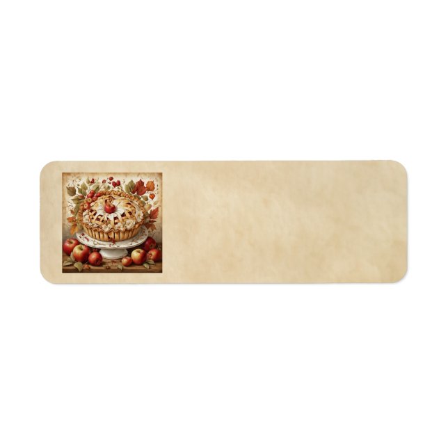 Autumn Apple Pie Address Labels (Front)