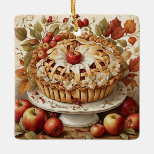 Autumn Apple Pie Ornament