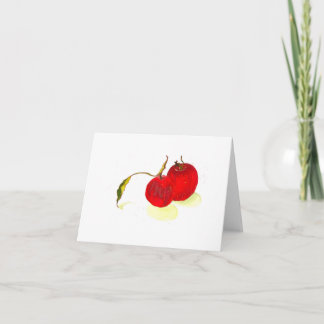 Autumn apples card