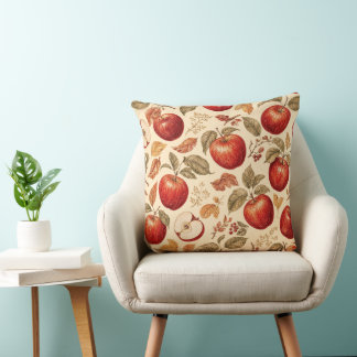 Autumn Apples, Seasonal Decor Cushion