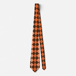 Autumn Argyle Tie