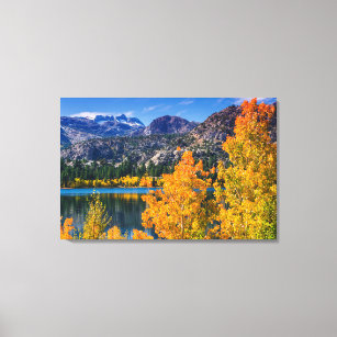 Autumn around June Lake, California Canvas Print