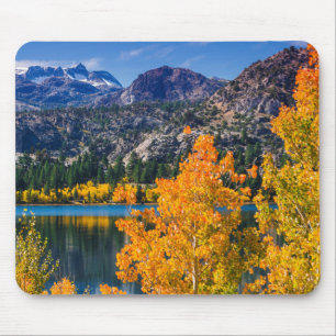 Autumn around June Lake, California Mouse Mat
