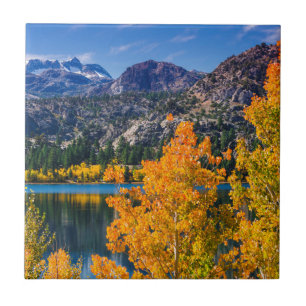 Autumn around June Lake, California Tile