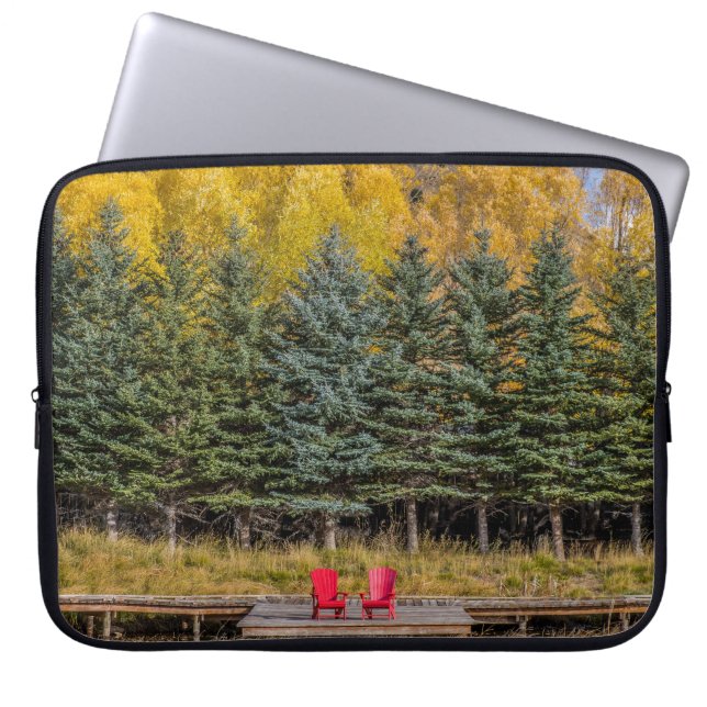 Autumn Aspens Laptop Sleeve (Front)