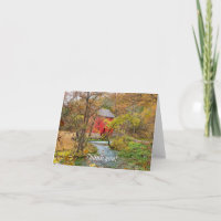 Autumn At Alley Mill Thank You Card