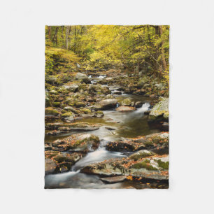 Autumn at Big Creek Fleece Blanket